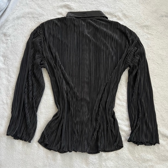 Plush Plisse oversized shirt and pant set - Picture 2 of 7